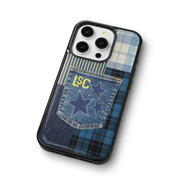 LSC Fabric Mix MagSafe Epoxy Bumper Case