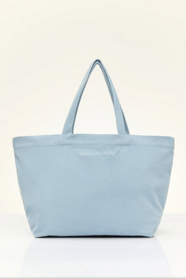 GENTLEWOMAN CORDUROY TOTE : BLUE