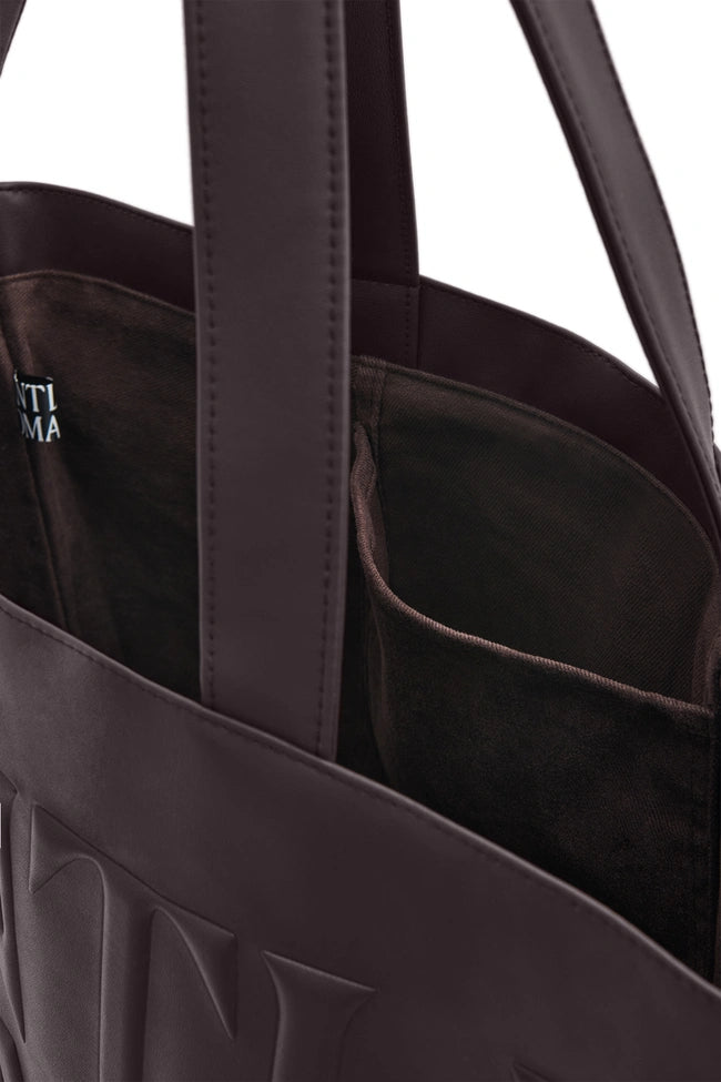 GENTLEWOMAN Daily Tote: Dark Brown