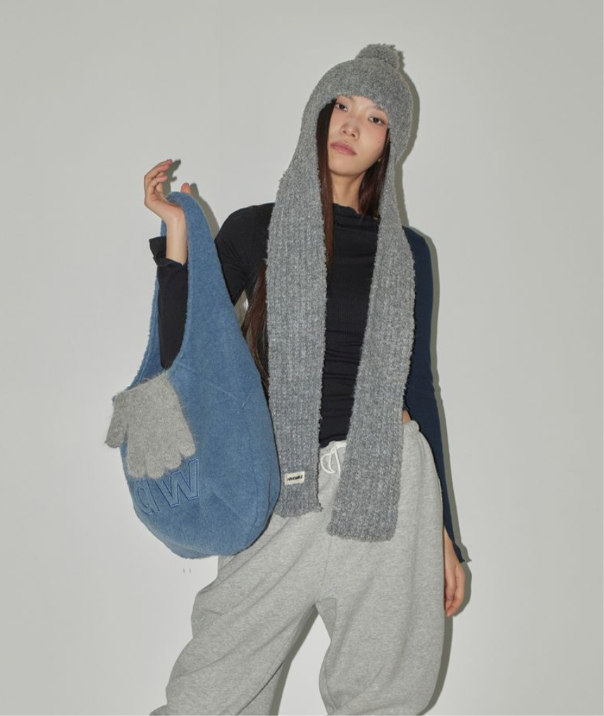 haw Pebble Totebag (40%wool) / 4colors