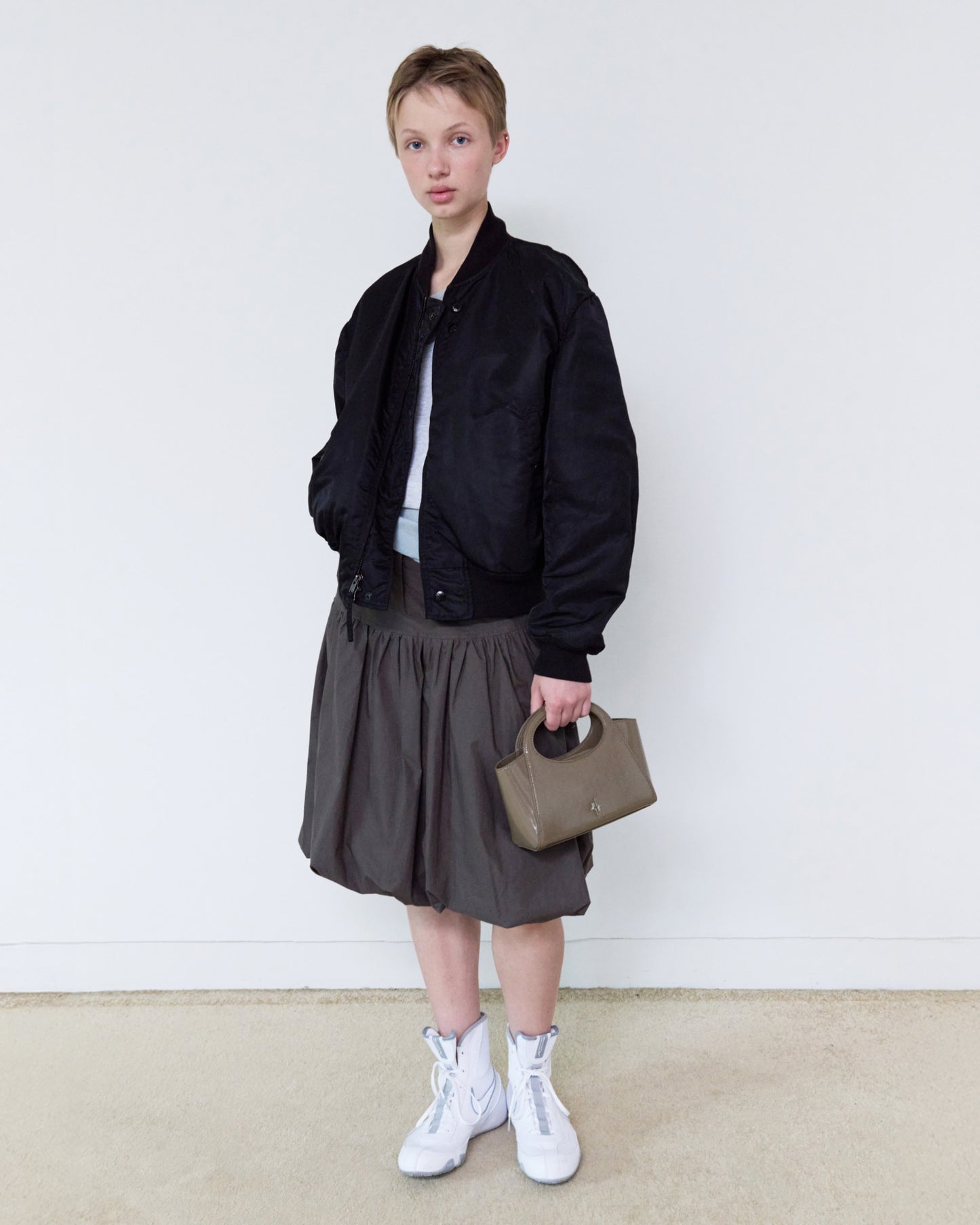 FINDKAPOOR MARKET BAG 20 - ENAMEL TAUPE