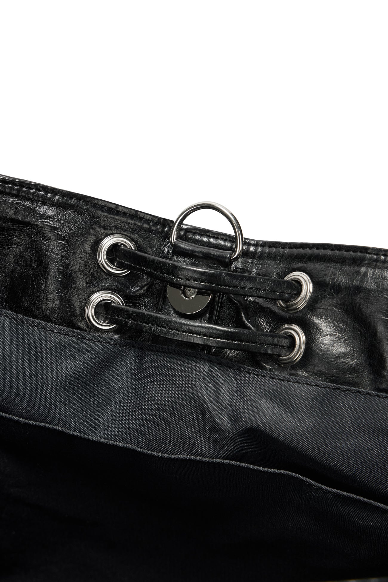 DEINET 5-WAY STUD POCKET MULTI BAG IN BLACK