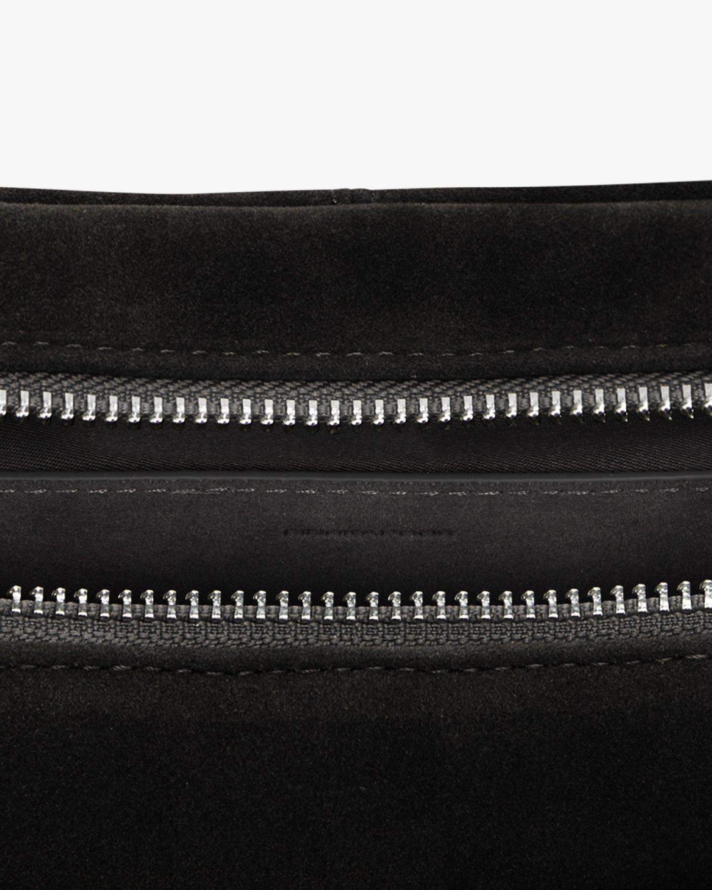 FINDKAPOOR MONO FRINGE BAG 24 - SUEDE BLACK