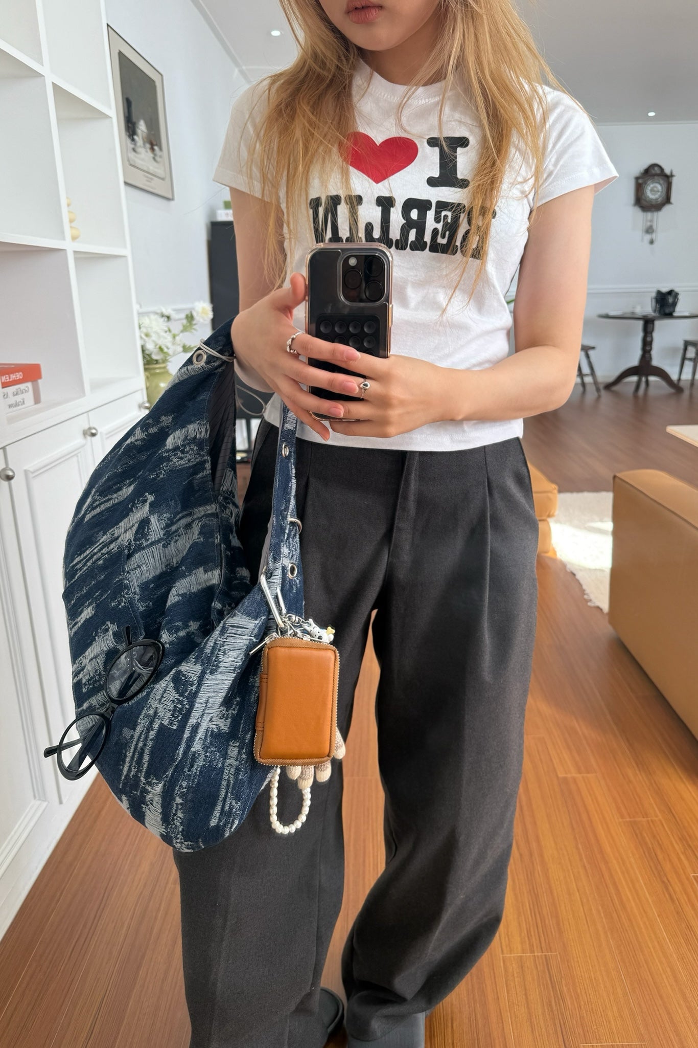 DEPC EYELET DENIM BAG