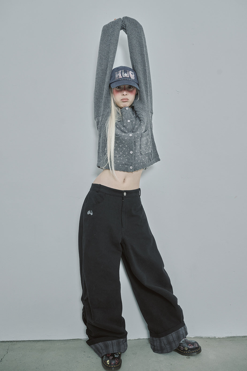 hugyourskin HUG friends cap (Navy)