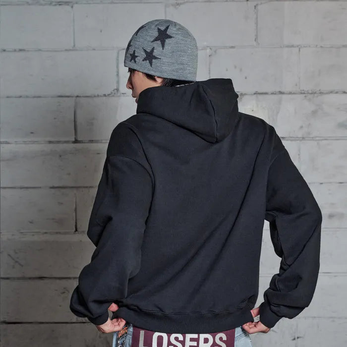 LSC Logo Check Appliqué Hoodie Black