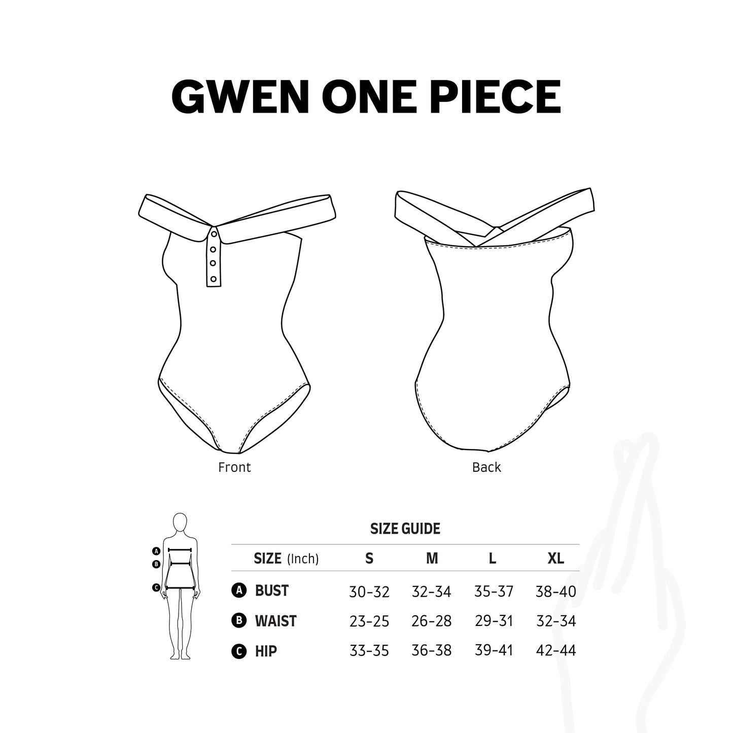 APRILPOOLDAY GWEN ONE PIECE / SUNRISE BLUE-ORANGE