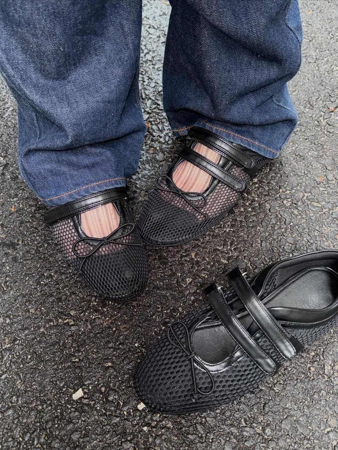 RIBBON MOZZI SHOES