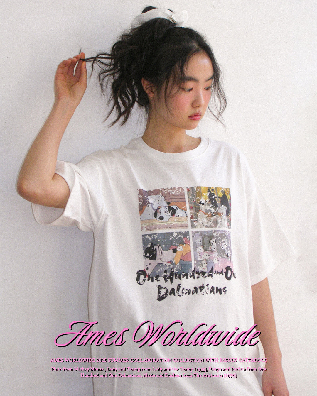 Ames-Worldwide x Disney GOOFY AND PLUTO TEE / 2colors