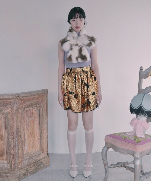 CASSELINI RIBBON TIPPET / WHITE