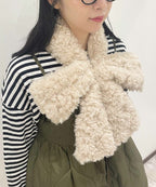 CASSELINI RIBBON TIPPET / BEIGE