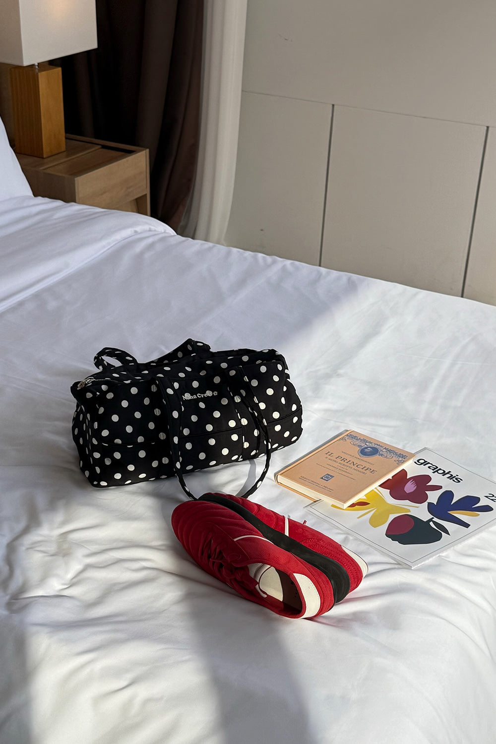 NANACREW MINI DUFFLE BAG - POLKA DOT