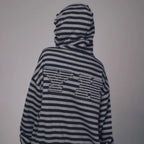 I LOVE APPLIQUÉ HOOD ZIP-UP_CHARCOAL