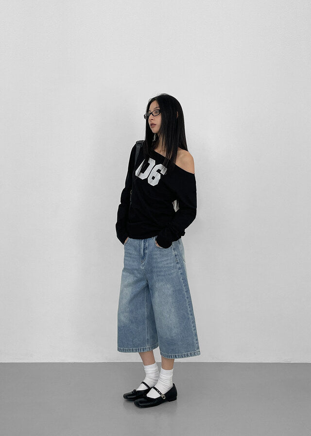 [kr] Periti Boatneck Print Long Sleeve T-shirt / 3colors