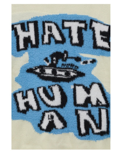 HOODHOOD I Hate Human Knit / ivory