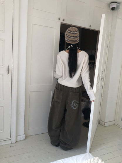 SOFT PILE PANTS - 4 COLORS