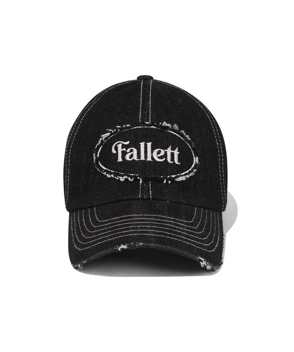 Fallett Vintage Denim Ballcap - Black