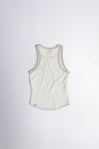 [SCULPTOR] Maria Tear Drop Tank Top - Dirty Peach/Raw