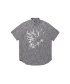 niceghostclub tornado star check big big half shirt [2colors]
