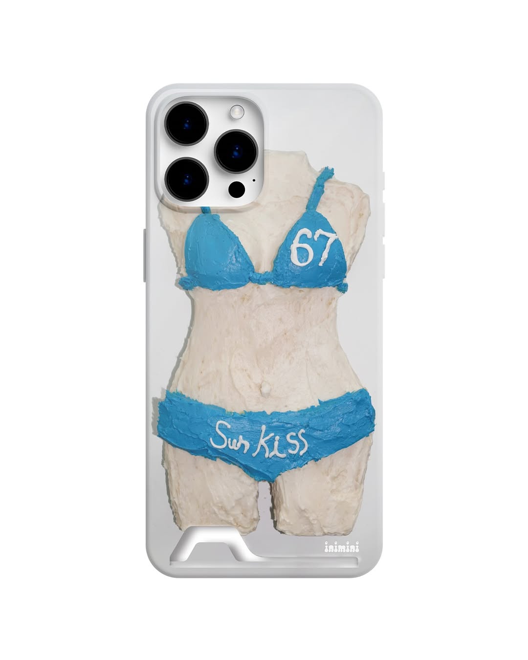 67 blue bikini phone case (有magsafe!!)