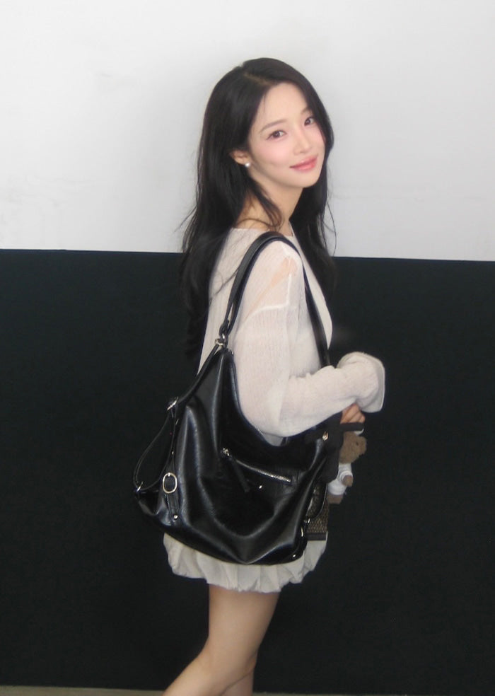ANC 2-WAY ZIPPER BAG_BLACK