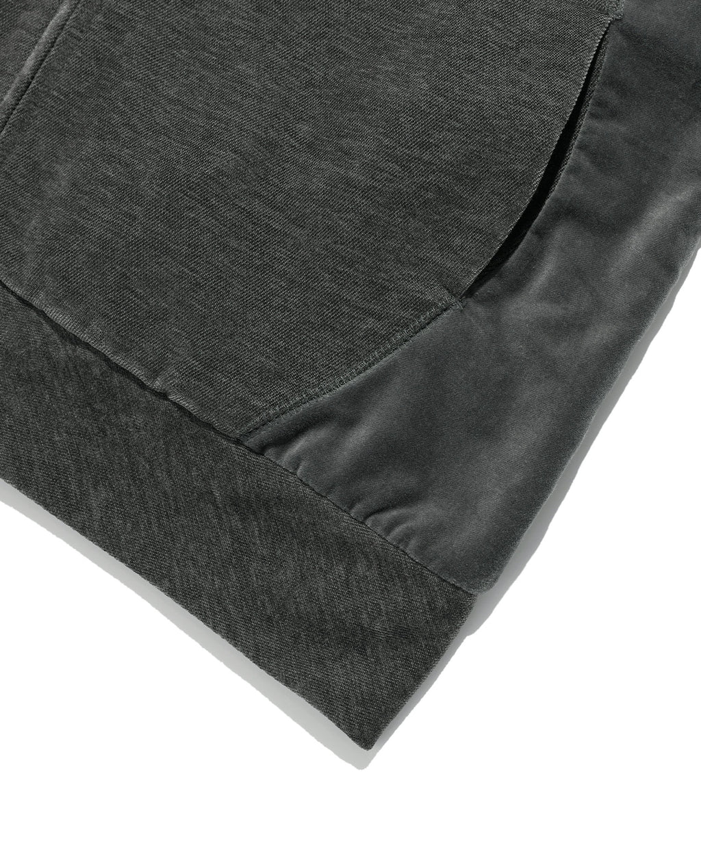 niceghostclub VELOUR TRACK JACKET [GREY]