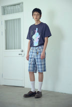 niceghostclub rainbow finger tee [2colors]
