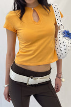[DIMANCHE] DOTTY SHELL MINI BAG_WHITE