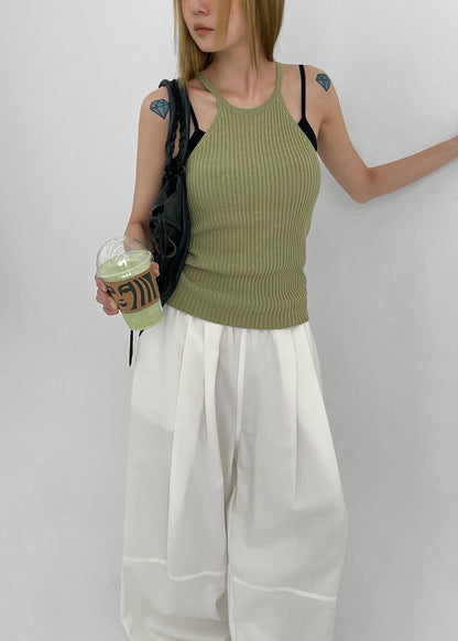 [韓國製造🇰🇷] Morina Linen Summer Halter Neck Knit / 3colors