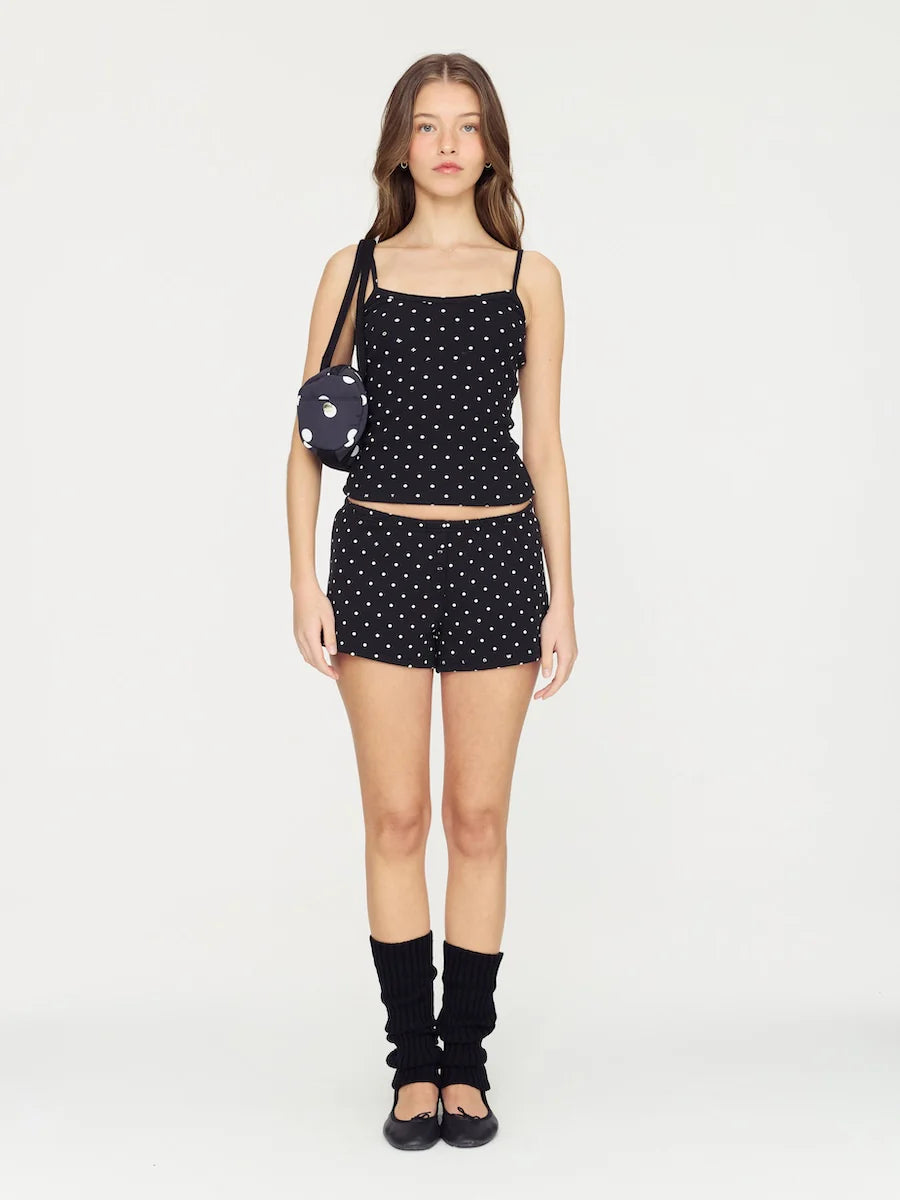 GLOWNY DIDI PILLOW BAG PETIT / ONYX FLECK