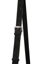 DEINET STUD POCKET BIG BAG IN SUEDE BLACK