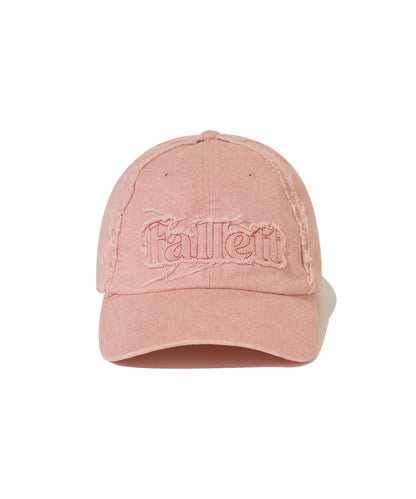 Fallett Applique Damage Ball Cap - pink