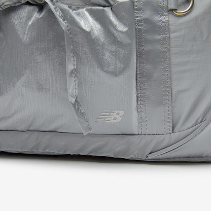 NB New Balance Glossy Ribbon Duffle Bag / Silver