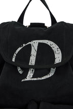 DEINET D & FRIENDS STUD POCKET BACKPACK IN BLACK
