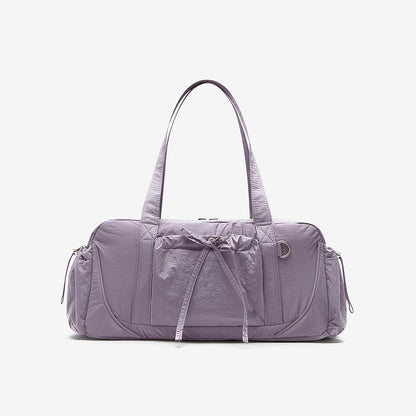 NB New Balance Glossy Ribbon Duffle Bag / violet