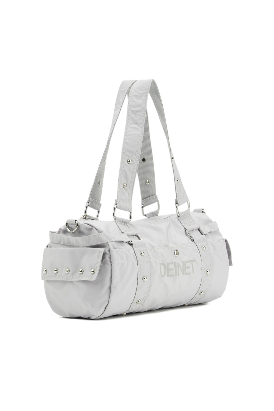 DEINET LOGO DUFFLE MINI BAG IN GREY