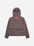 BADBLOOD Reversible Hoodie Windbreaker / Check Red