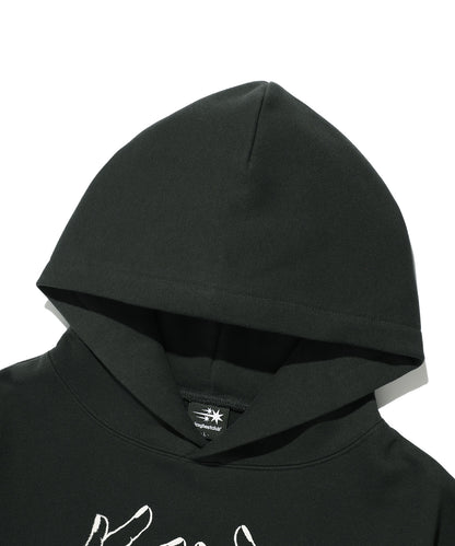 niceghostclub BLIND MANIAC HOODIE [BLACK]