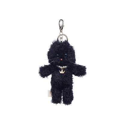 J.ESTINA Mignon Meow Keyring / Black Tina