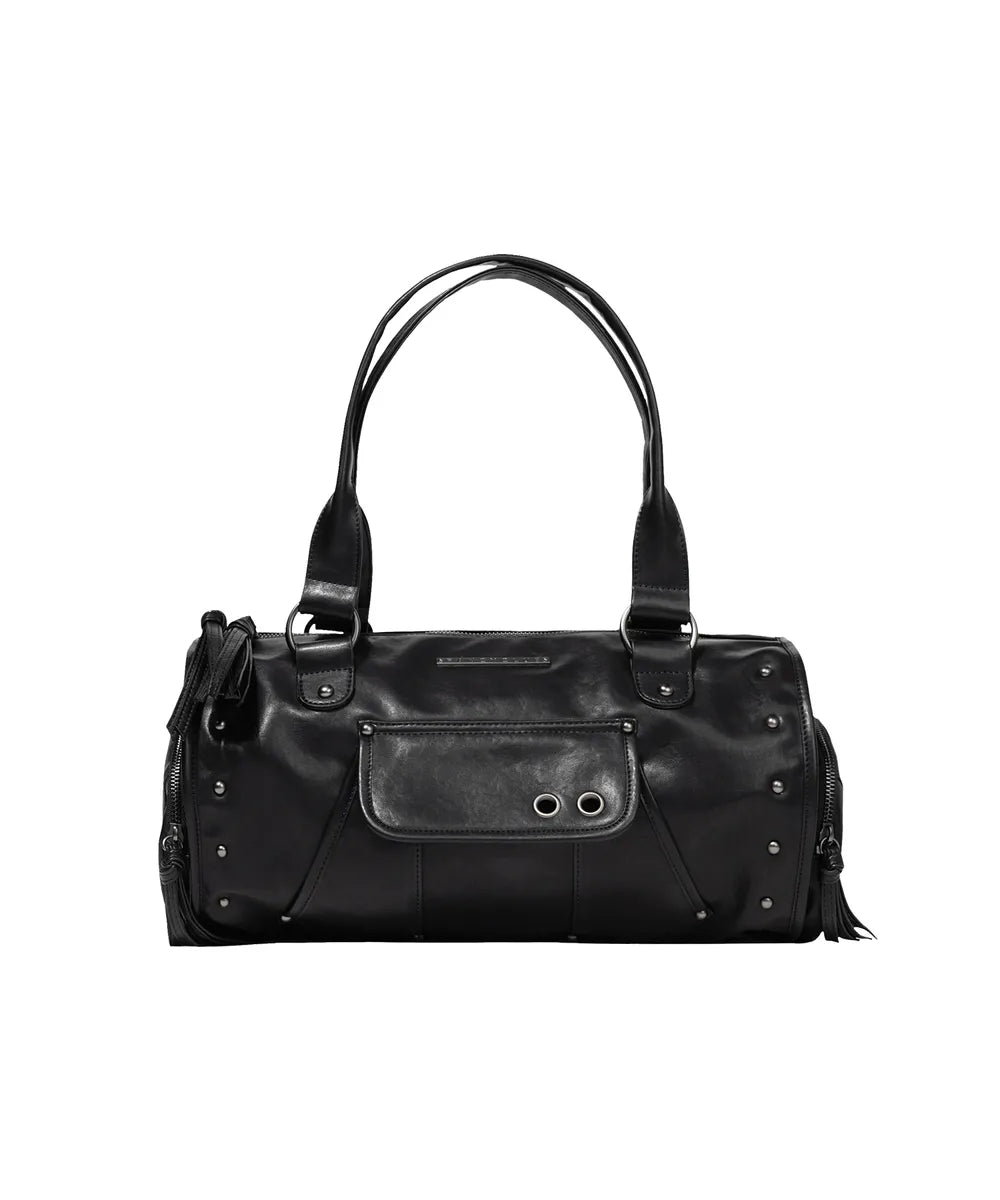 FANCY CLUB VEIL BAG & WALLET (BLACK)