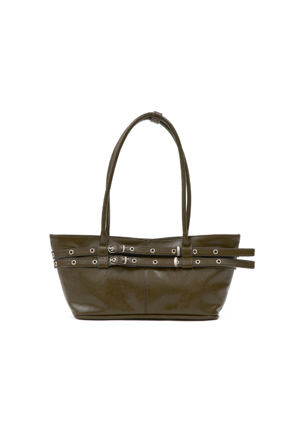 YEOMIM mini belted boat bag (crack khaki)