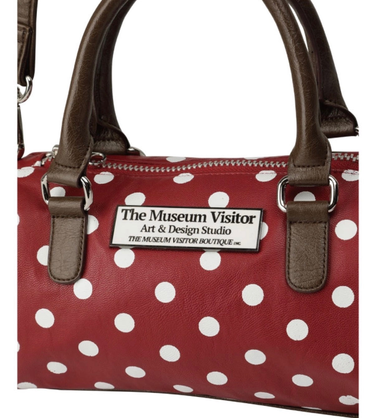 TMV X DEINET DOT BOSTON BAG (WINE)