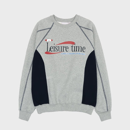 Ames-Worldwide LEISURE TIME LOGO SWEATSHIRT GREY