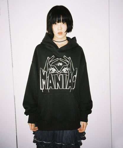 niceghostclub BLIND MANIAC HOODIE [BLACK]