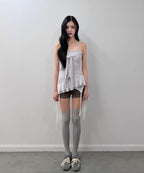[ILLIGO] RIBBON TIE SLEEVELESS_3 COLORS