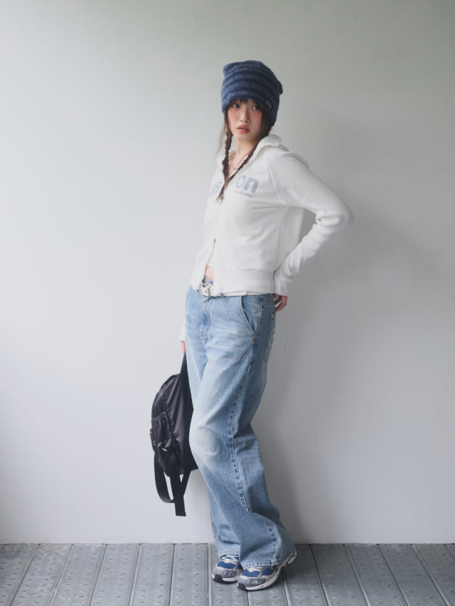 ason SALT ZIP-UP / WHITE