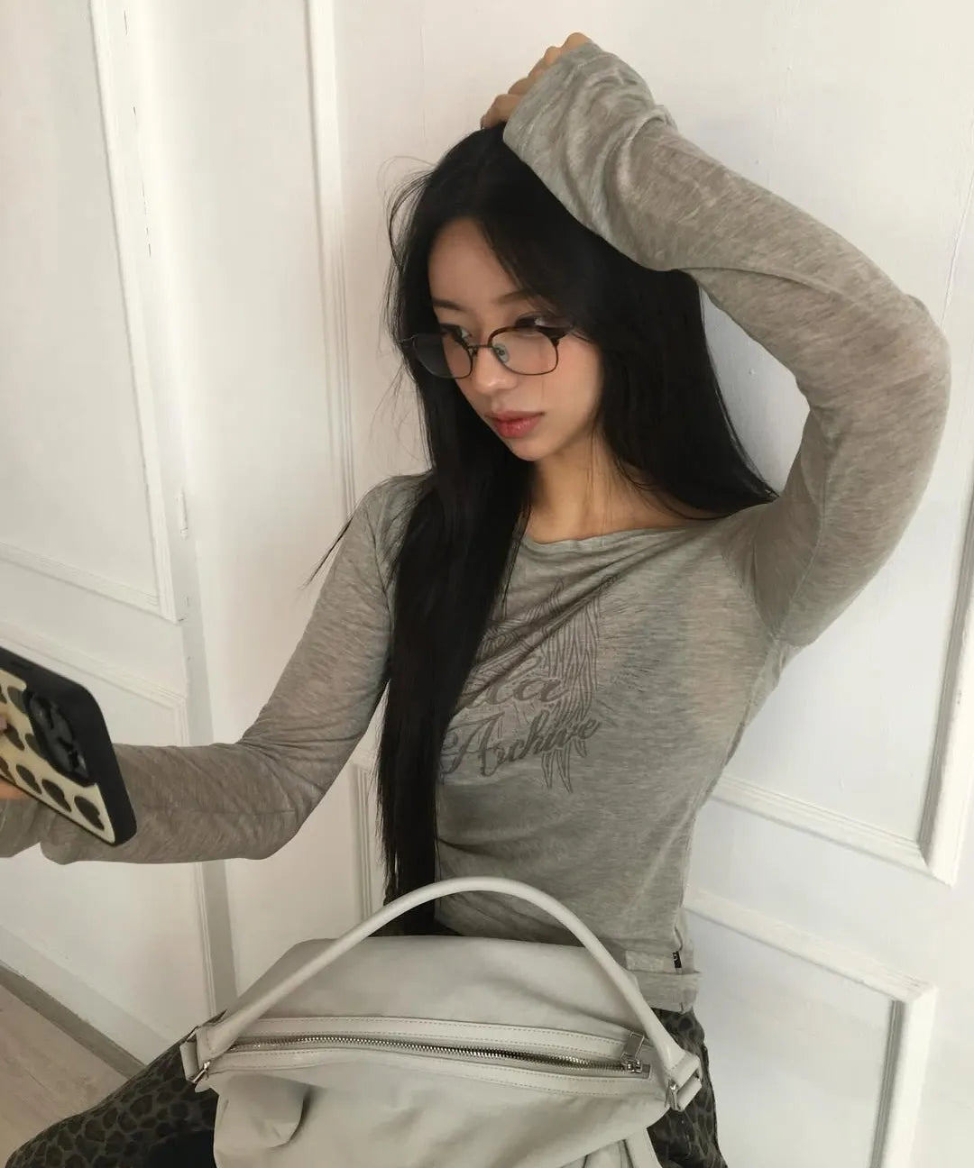 GILA ARCHIVE STAR WING SHEER LONG SLEEVE_GY