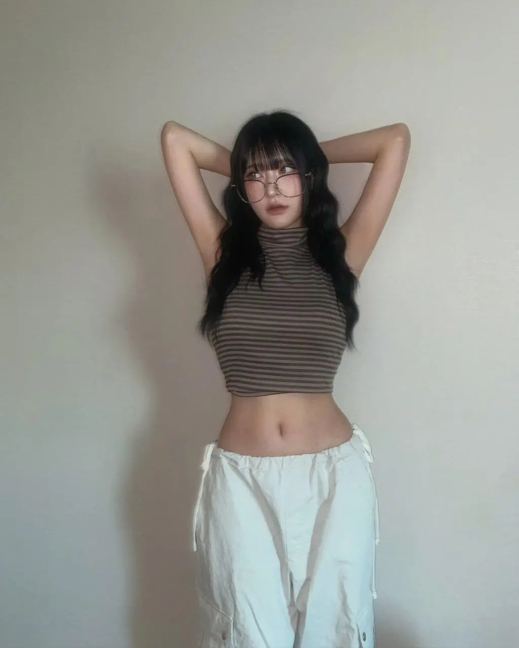 [韓國製造🇰🇷] BLACKUP Draped String Cargo Pants / 2colors