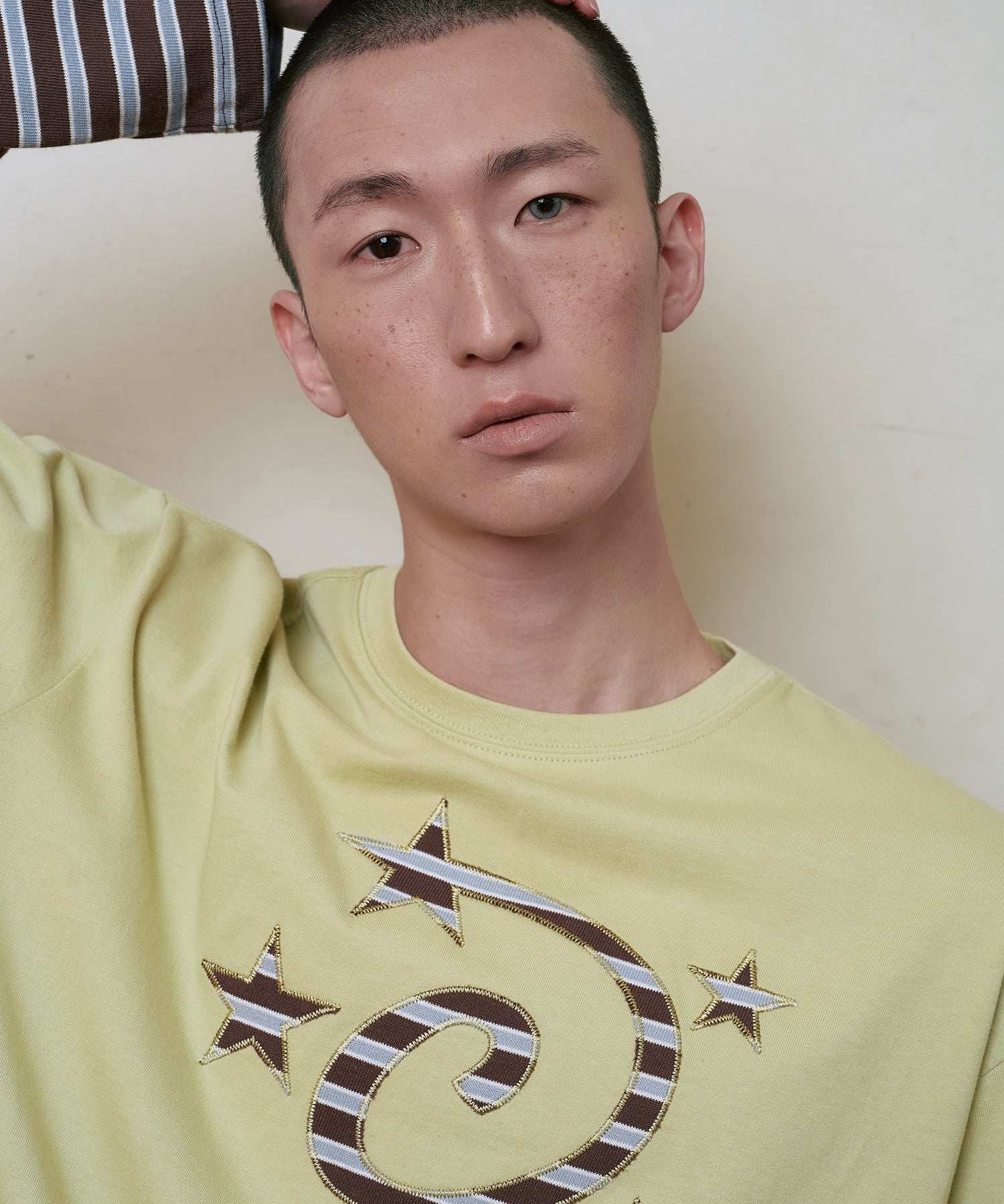 LSC STAR LOGO APPLIQUE LAYERED LONG SLEEVE (YELLOW)