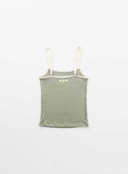 BADBLOOD Cindy String Tank Top / Khaki